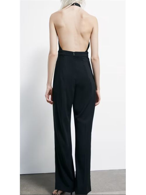 Tuta fluida in crêpe con scollo profondo Patrizia Pepe PATRIZIA PEPE | 8T0052-A6F5K103